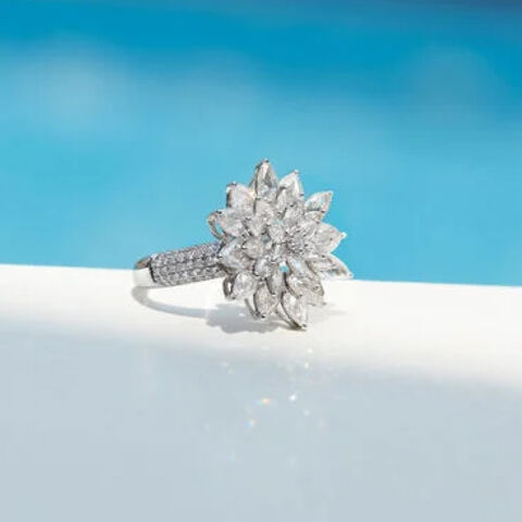 Blooming Solitaire Ring